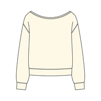 Daydream Off Shoulder Sweatshirt - The Collegiate Lineup