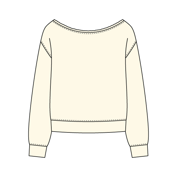 Daydream Off Shoulder Sweatshirt - The Collegiate Lineup