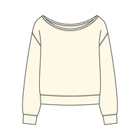 Daydream Off Shoulder Sweatshirt - The Collegiate Lineup