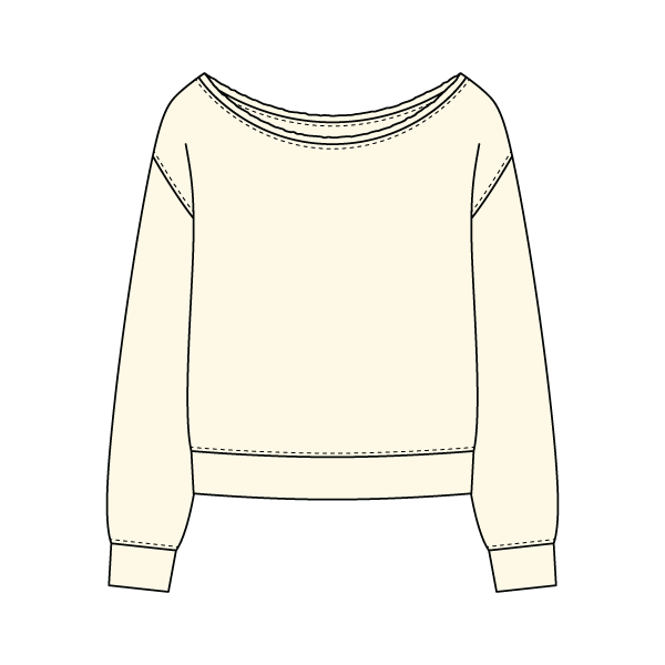 Daydream Off Shoulder Sweatshirt - The Collegiate Lineup