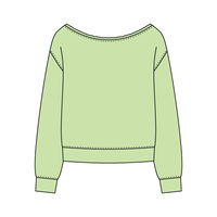 Daydream Off Shoulder Sweatshirt - The Collegiate Lineup