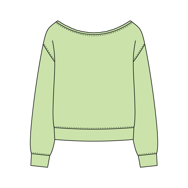 Daydream Off Shoulder Sweatshirt - The Collegiate Lineup