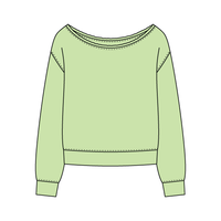 Daydream Off Shoulder Sweatshirt - The Collegiate Lineup