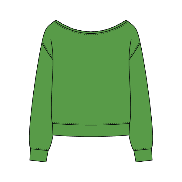 Daydream Off Shoulder Sweatshirt - The Collegiate Lineup