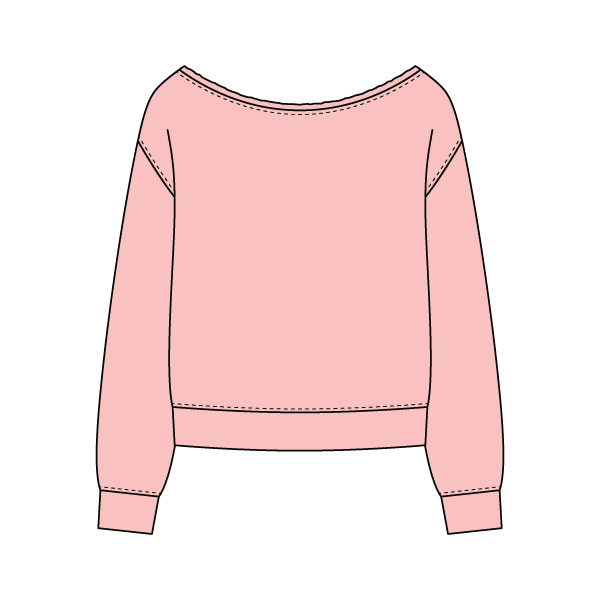 Daydream Off Shoulder Sweatshirt - The Collegiate Lineup