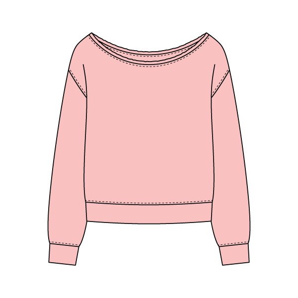 Daydream Off Shoulder Sweatshirt - The Collegiate Lineup