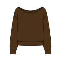 Daydream Off Shoulder Sweatshirt - The Collegiate Lineup