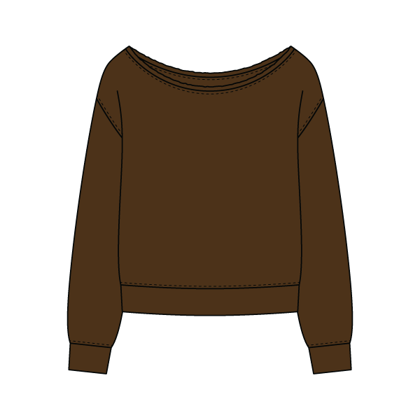 Daydream Off Shoulder Sweatshirt - The Collegiate Lineup