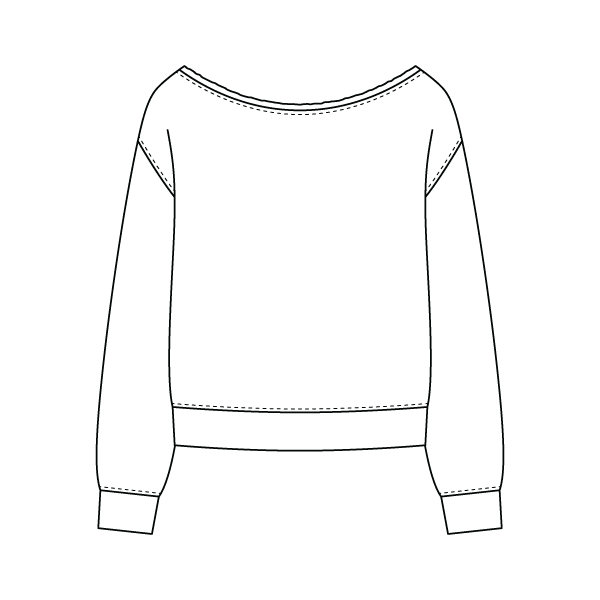 Daydream Off Shoulder Sweatshirt - The Collegiate Lineup
