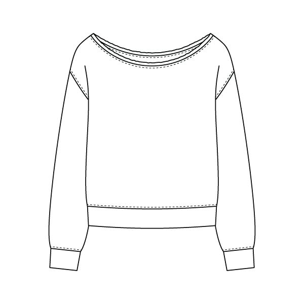 Daydream Off Shoulder Sweatshirt - The Collegiate Lineup