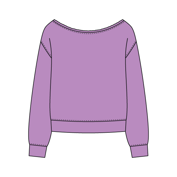 Daydream Off Shoulder Sweatshirt - The Collegiate Lineup