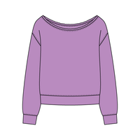 Daydream Off Shoulder Sweatshirt - The Collegiate Lineup