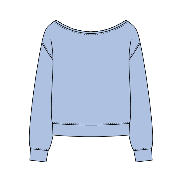 Daydream Off Shoulder Sweatshirt - The Collegiate Lineup