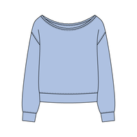 Daydream Off Shoulder Sweatshirt - The Collegiate Lineup