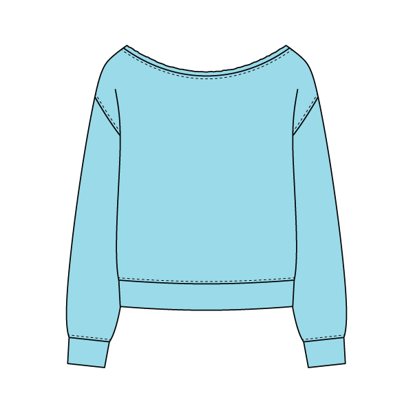 Daydream Off Shoulder Sweatshirt - The Collegiate Lineup