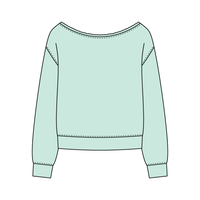 Daydream Off Shoulder Sweatshirt - The Collegiate Lineup