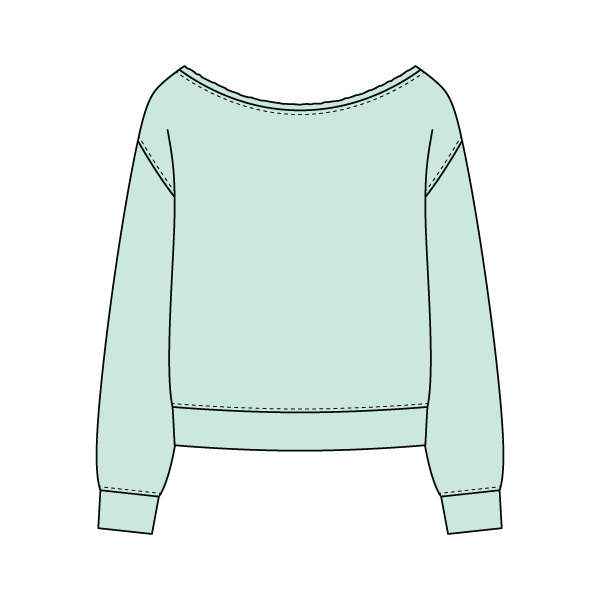 Daydream Off Shoulder Sweatshirt - The Collegiate Lineup