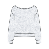 Daydream Off Shoulder Sweatshirt - The Collegiate Lineup