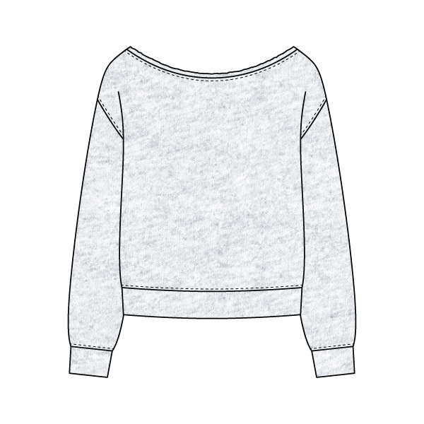 Daydream Off Shoulder Sweatshirt - The Collegiate Lineup