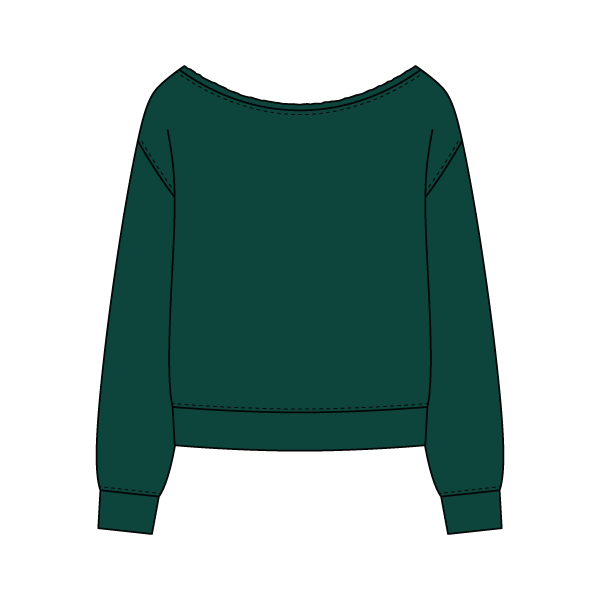 Daydream Off Shoulder Sweatshirt - The Collegiate Lineup