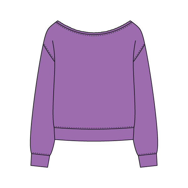 Daydream Off Shoulder Sweatshirt - The Collegiate Lineup