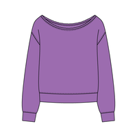 Daydream Off Shoulder Sweatshirt - The Collegiate Lineup