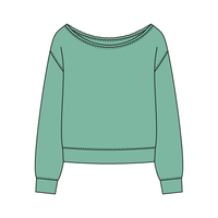 Daydream Off Shoulder Sweatshirt - The Collegiate Lineup