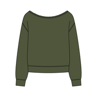 Daydream Off Shoulder Sweatshirt - The Collegiate Lineup