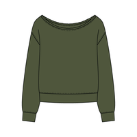 Daydream Off Shoulder Sweatshirt - The Collegiate Lineup