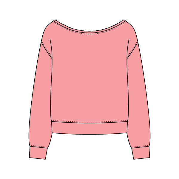 Daydream Off Shoulder Sweatshirt - The Collegiate Lineup