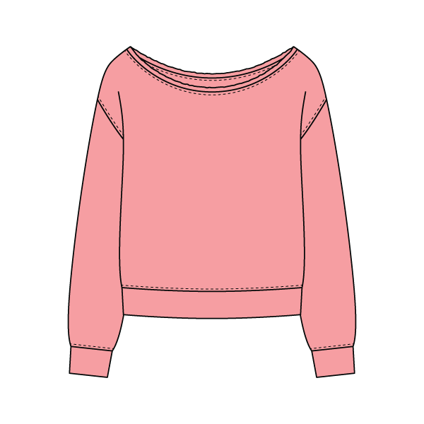 Daydream Off Shoulder Sweatshirt - The Collegiate Lineup