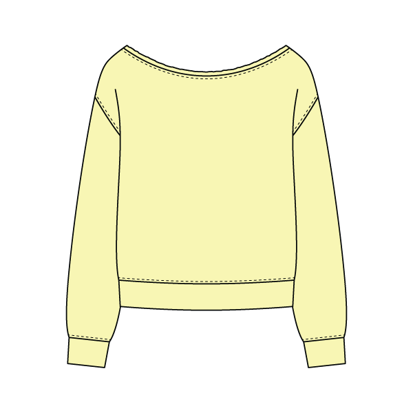 Daydream Off Shoulder Sweatshirt - The Collegiate Lineup
