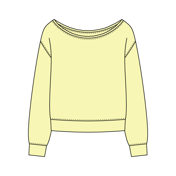 Daydream Off Shoulder Sweatshirt - The Collegiate Lineup