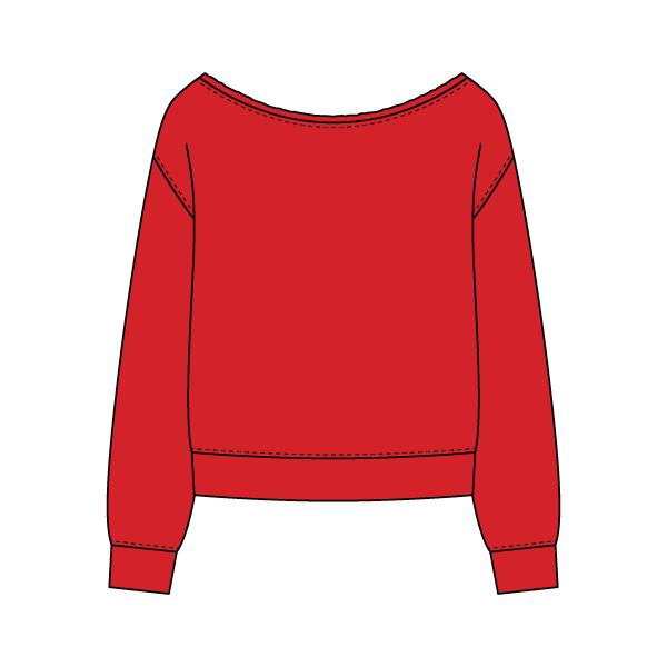 Daydream Off Shoulder Sweatshirt - The Collegiate Lineup