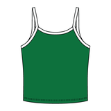 Rib Tank with Contrast Spaghetti Strap - The Collegiate Lineup