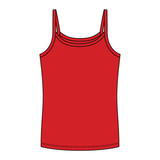 Rib Full-Length Tank with Spaghetti Straps - The Collegiate Lineup