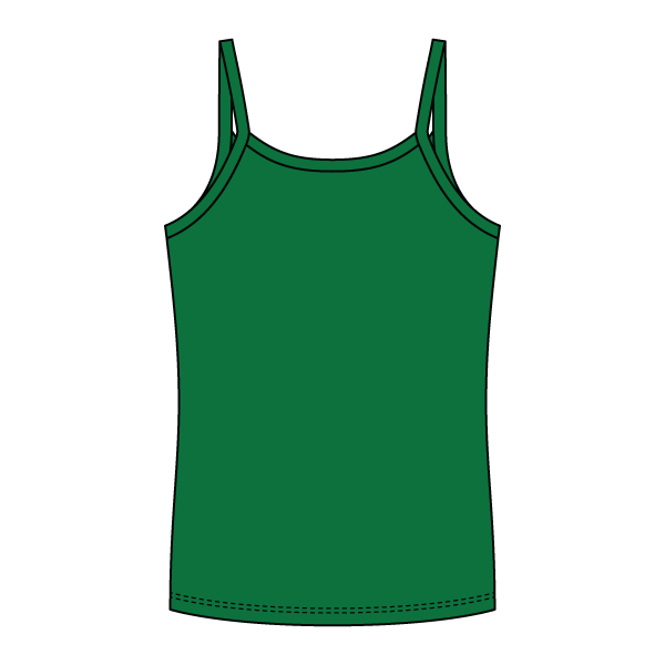 Rib Full-Length Tank with Spaghetti Straps - The Collegiate Lineup