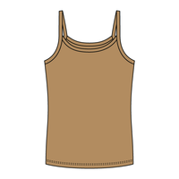 Rib Full-Length Tank with Spaghetti Straps - The Collegiate Lineup