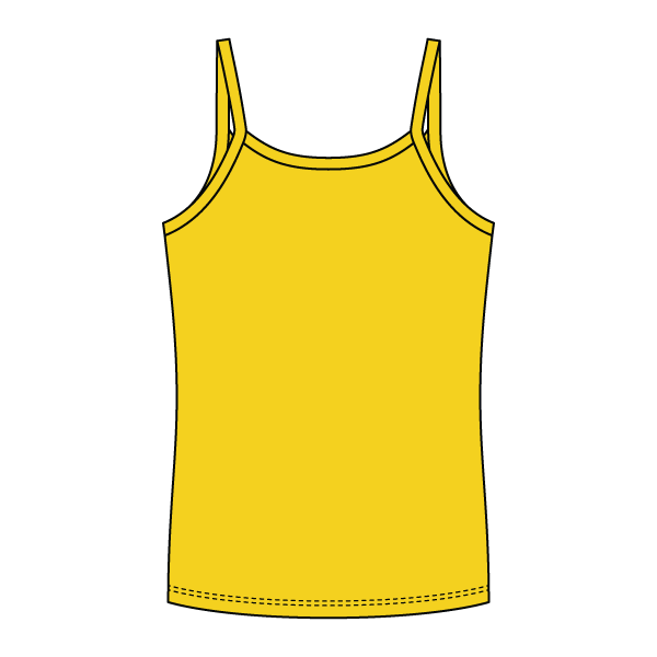 Rib Full-Length Tank with Spaghetti Straps - The Collegiate Lineup