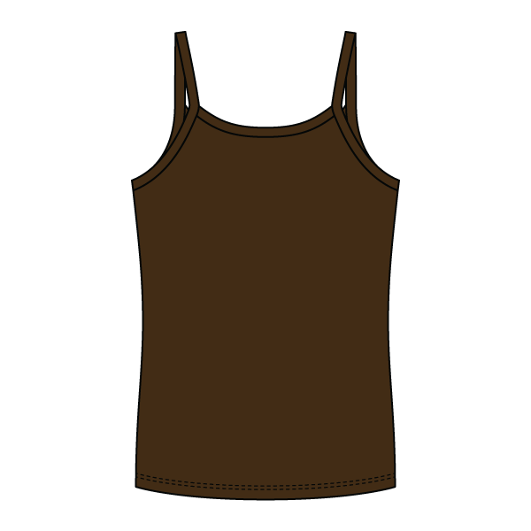 Rib Full-Length Tank with Spaghetti Straps - The Collegiate Lineup