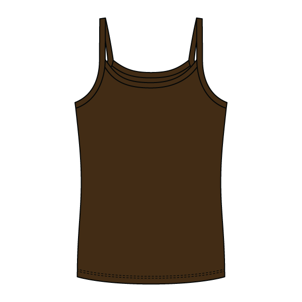 Rib Full-Length Tank with Spaghetti Straps - The Collegiate Lineup