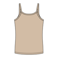 Rib Full-Length Tank with Spaghetti Straps - The Collegiate Lineup