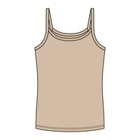 Rib Full-Length Tank with Spaghetti Straps - The Collegiate Lineup