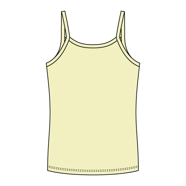 Rib Full-Length Tank with Spaghetti Straps - The Collegiate Lineup