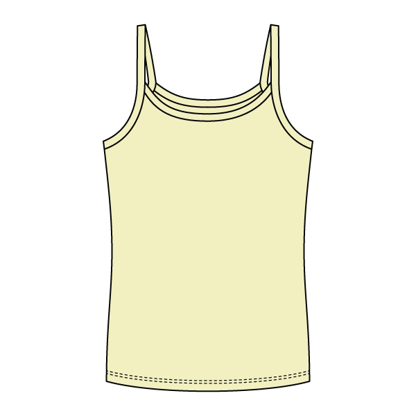 Rib Full-Length Tank with Spaghetti Straps - The Collegiate Lineup