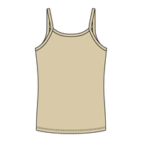 Rib Full-Length Tank with Spaghetti Straps - The Collegiate Lineup
