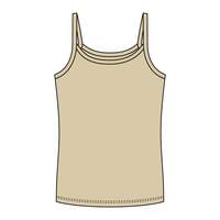 Rib Full-Length Tank with Spaghetti Straps - The Collegiate Lineup