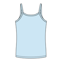 Rib Full-Length Tank with Spaghetti Straps - The Collegiate Lineup