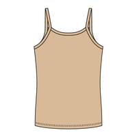 Rib Full-Length Tank with Spaghetti Straps - The Collegiate Lineup