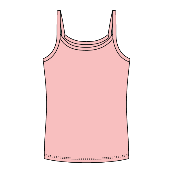 Rib Full-Length Tank with Spaghetti Straps - The Collegiate Lineup
